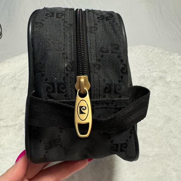 Pierre Cardin Classic Logo Toiletry Bag Cosmetic Case Vintage Unisex Travel 11x7 - Picture 9 of 16